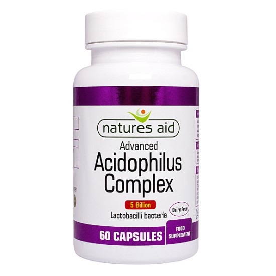 Natures Aid Advanced Acidophilus Complex 60 Capsules